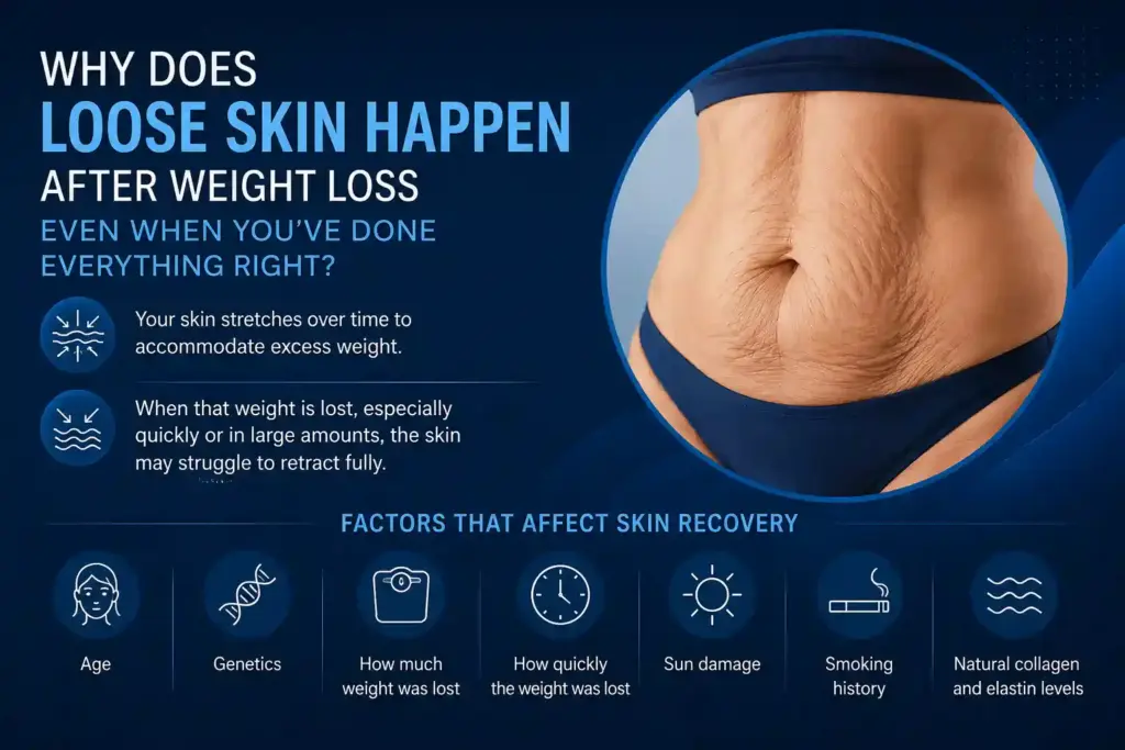 Why Does Loose Skin Happen After Weight Loss Even When You’ve Done Everything Right Stowmarket?
