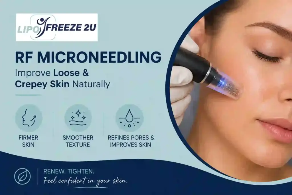 Can RF Microneedling Help Improve Loose and Crepey Skin Stowmarket?